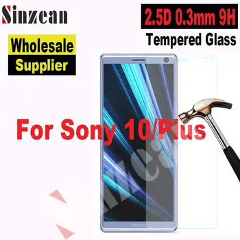 

Sinzean 100pcs For Sony S10 Plus 2.5D Clear Tempered Glass For Xperia 10 Ultra Thin Screen Protector Film in opp bag