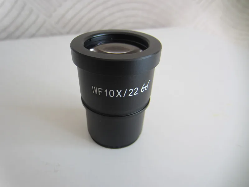 

2019 New 1PC WF10X/22mm High Eyepoint Eyepiece for Zoom Stereo Microscope with Mounting Size 30mm and Reading Scale Ruler 0.1mm