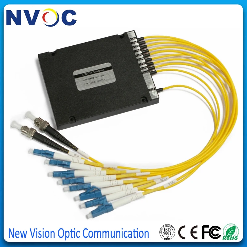 1 * 6Ch мультиплексор Mux/Demux CWDM с 70 см 2 ММ LC/UPC и COM портом без UPG 6ch ABS Box Type для