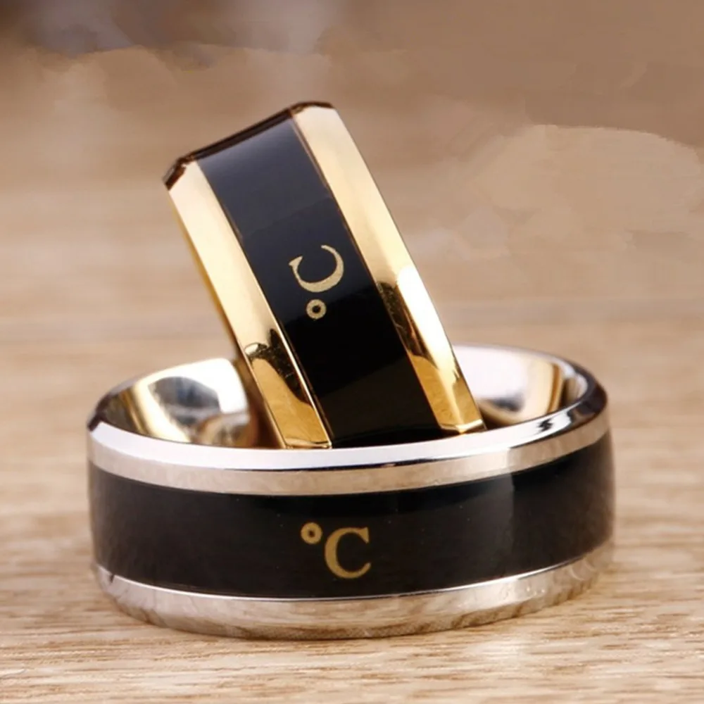 Многофункциональное водонепроницаемое интеллектуальное кольцо с терморегулятором, меняющее цвет,#290463