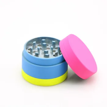 

12pcs/lot 40MM 3 Layers Alloy Tobacco Grinder Herb Grinder Tobacco Spice Crusher Hand Muller Metal Grinder Random Color