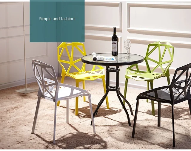 Special Offers Simple stylish living room chair Garden simple stool white green red orange color household chair retail wholesale Special Offers Simple stylish living room chair Garden simple stool white green red orange color household chair retail wholesale