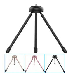 Металлический Настольный мини штатив-Трипод для селфи-палки Моноподы держатель с 1/4 дюйма Винт для GoPro Hero SJCAM DV DSLR камеры