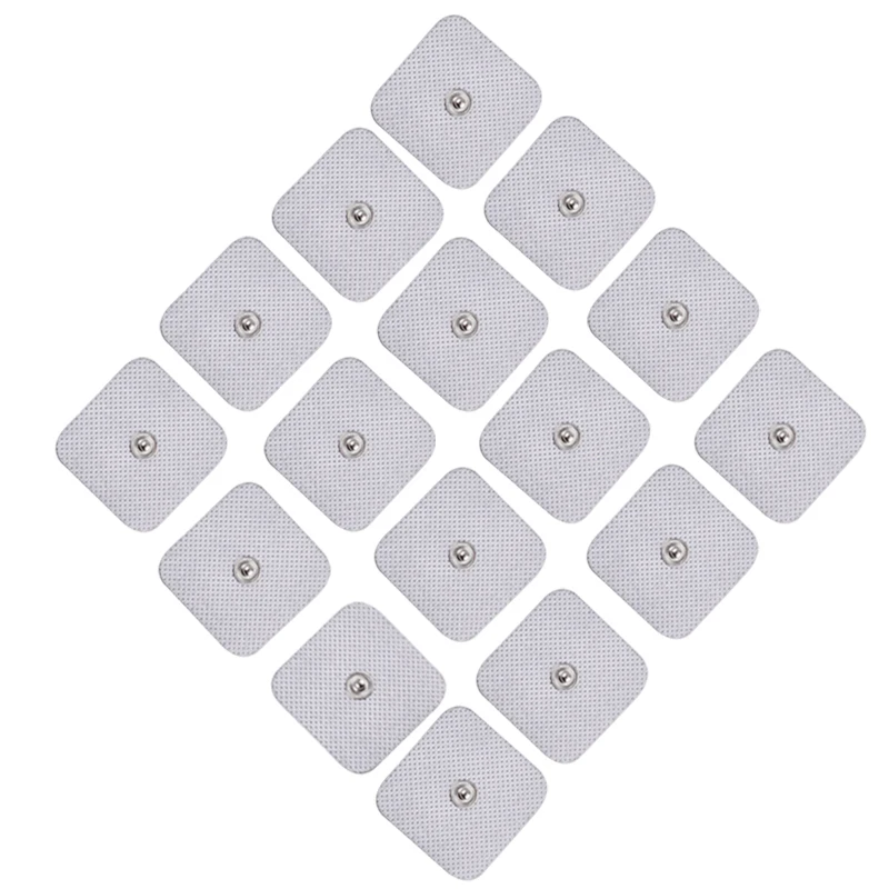 Buy 100Pcs Button 3.5mm Reusable Self Adhesive Tens