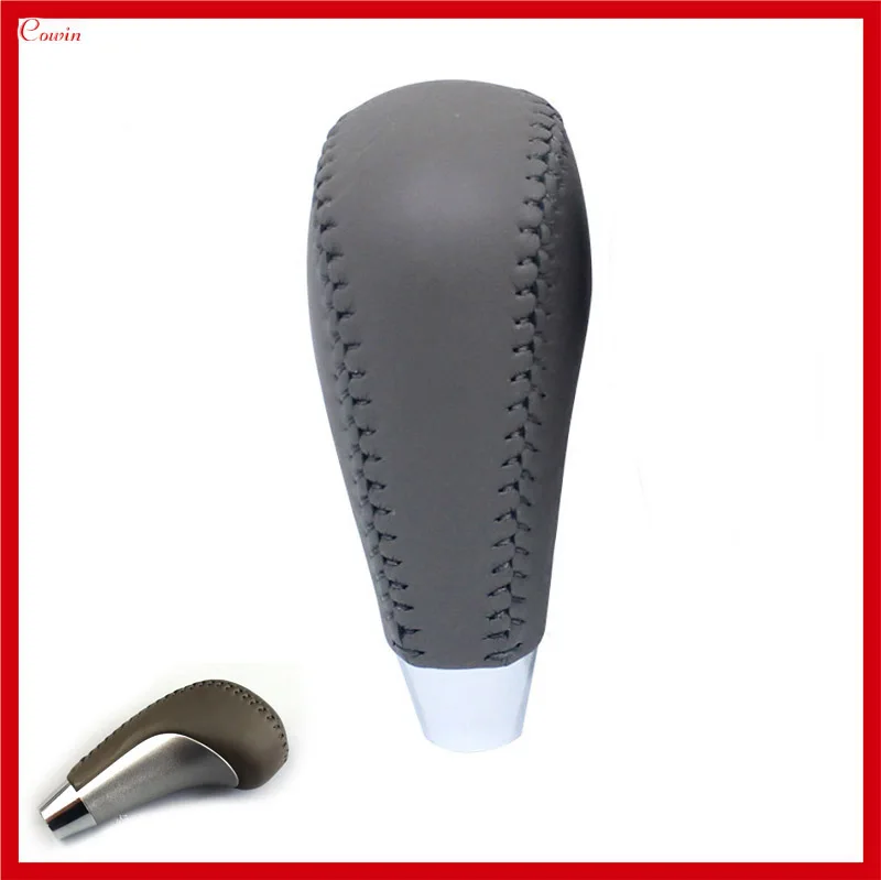New Gray Leather Automatic Transmission Gear Shift Knob For Hyundai