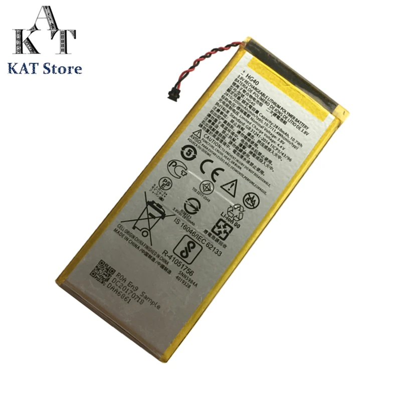 KAT Аккумуляторы для мобильных телефонов Motorola Moto G5 PLus 3000mAh литий-ионная батарея HG40