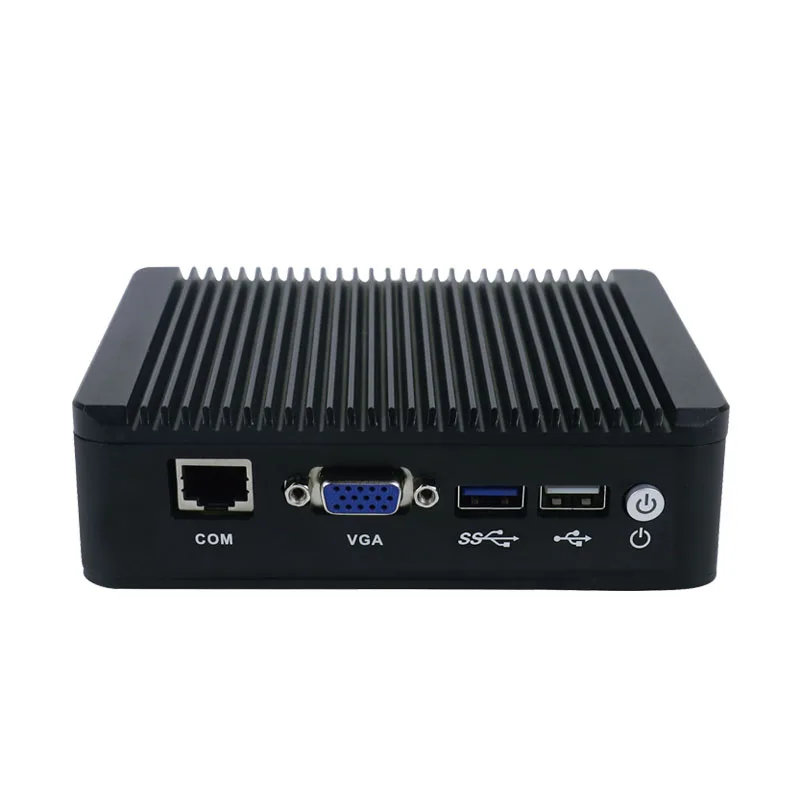 Pfsense безвентиляторный X86 мини ПК VGA с ATOM E3845 процессор 4 Lan маршрутизатор barebone nano itx настольный компьютер для windows 7 4 Гб ram AES-NI