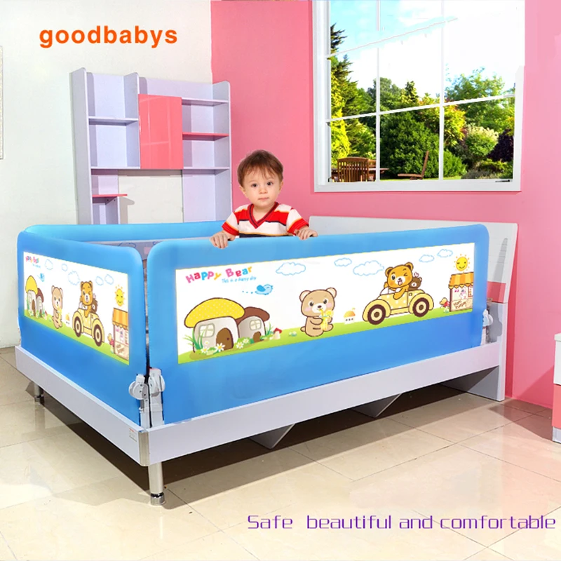 2pcs Baby bed fence guardrail baby crib guardrail bed rails bed buffer
