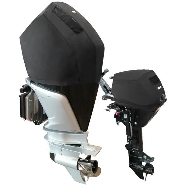 

Vented Covers for Mercury Outboard Motor Engine Premium Woven Dope Dyed Polyester Fabric With Non Woven Backing