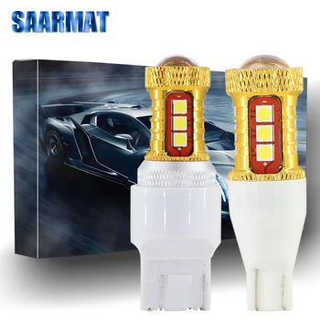 

Pair 1156 P21W BA15S T20 7440 T15 W16W LED Bulbs 1200LM Front Tail Turn Signal Brake Stop Lamp Reverse Light DRL White 6000K