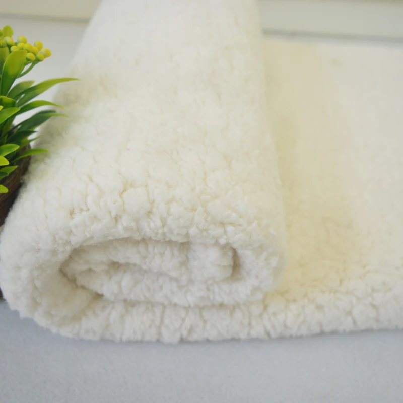 Cotton Cashmere Lamb Winter Plush Fabric-in Fabric from Home & Garden ...