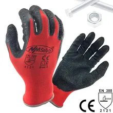 NMSafety рабочие перчатки по Заводской Цене резиновый латексный материал защитные перчатки