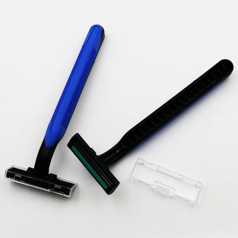 New 5pcs Disposable Razor Blades Razor Holder Shaving Razor Bladed Set