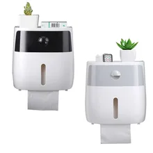 Настенная салфетница коробка держатель ванная и туалет бумажный держатель коробка для хранения бумаги бумажная коробка креативный пластиковый ящик