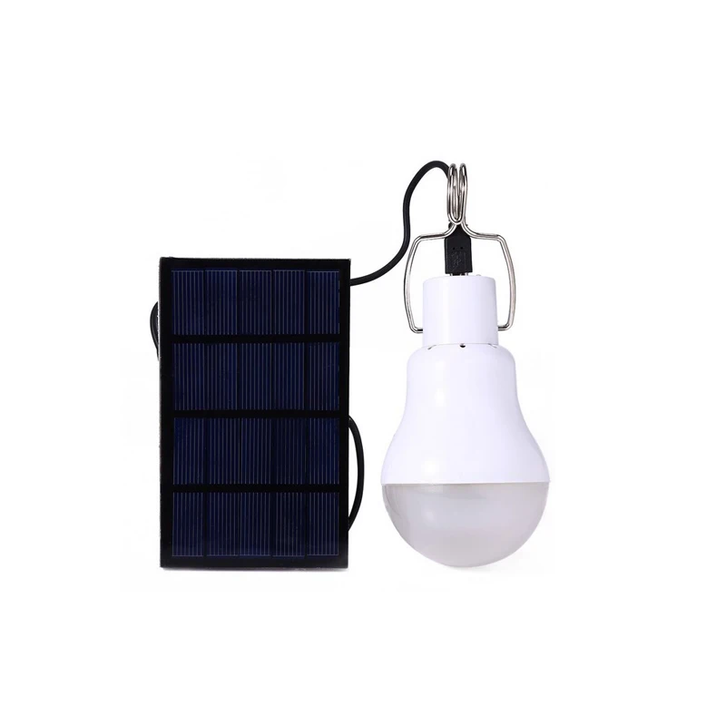 

JLAPRIRA New Portable LED Solar Lamp Charged USB LED Bulb 5V Panel Powered Emergency Bulb For Outdoor Garden Camping Tent