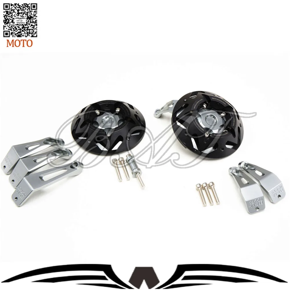 

Motorcycle Left & Right Engine Cover Titanium Engine Protective Cover Protector For kawasaki z1000 2010 2011 2012 2013 2014 2015