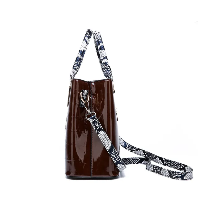 Luxury Leather Handbag Crocodile Tote Bag Shoulder Bags 4