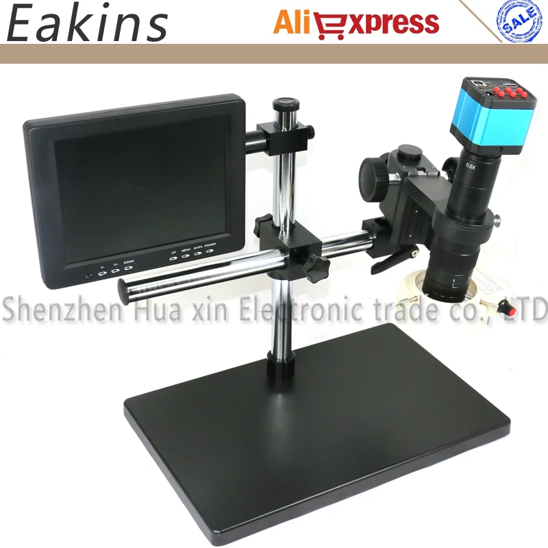 HD 21MP Industrial Microscope Camera HDMI USB Output 180X C mount Lens