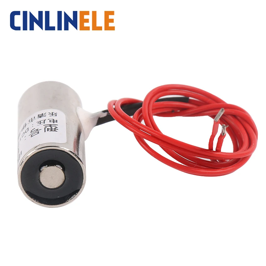 D13mm * H30mm 1 кг/10N Холдинг Электрический магнит подъема соленоида присоска