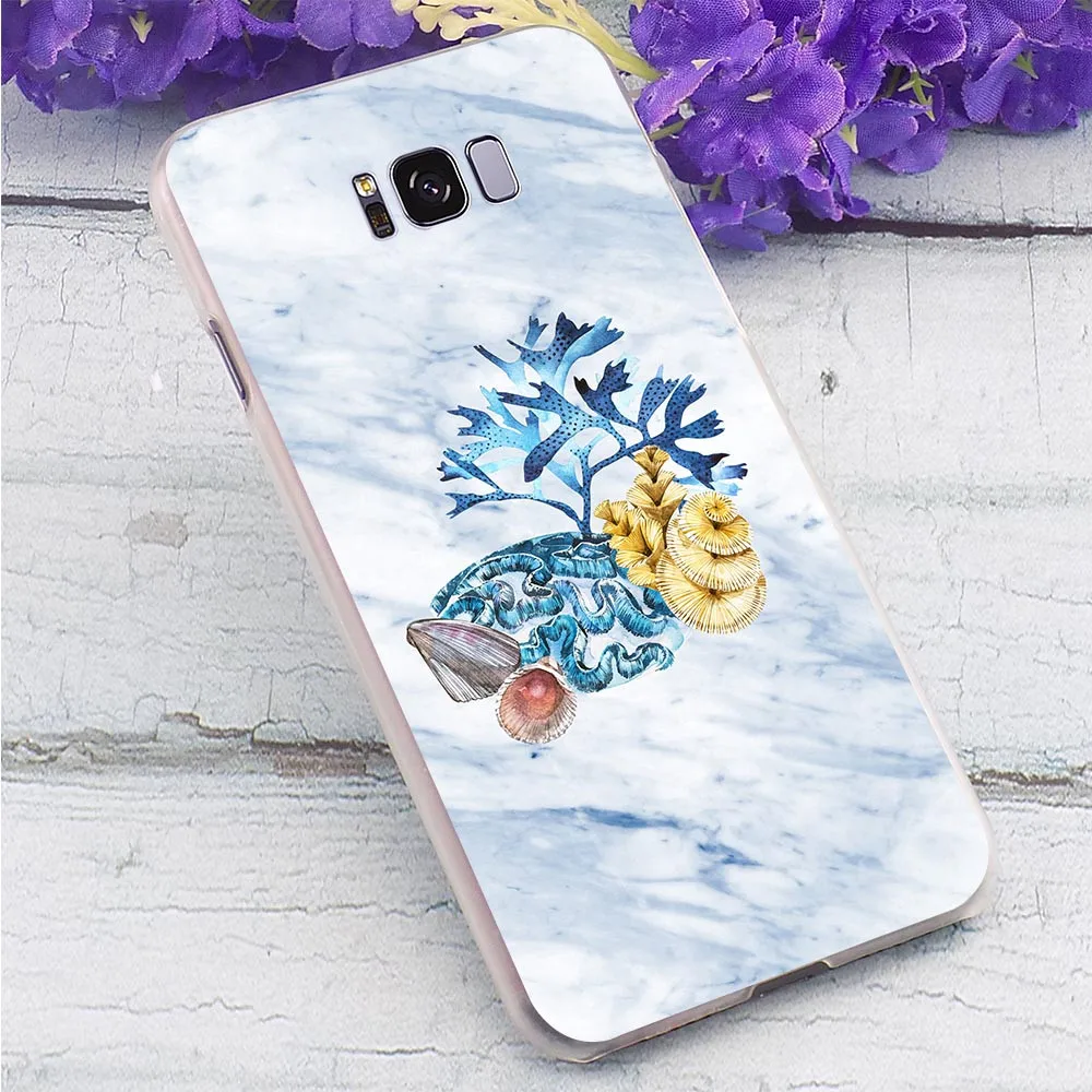 

Hard Case for Samsung M30 Marble Sea Cover for Galaxy S7 Case S6 Edge M10 M20 S8 S9 S10 Plus S10e Note 8 9 Back Covers Slim