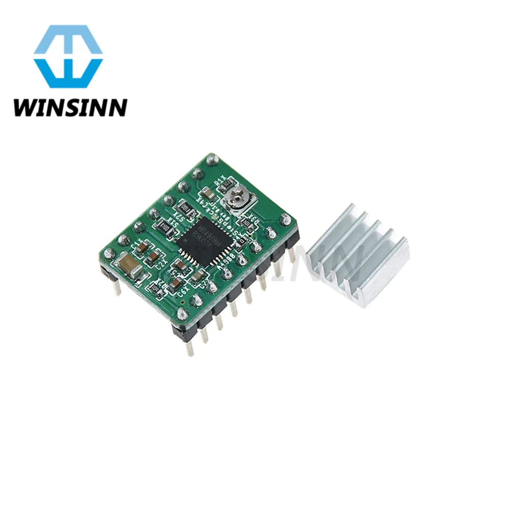 StepStick A4988 DRV8825 محرك متدرج نموذج مشغل الناقل 4-طبقة PCB ل 3D طابعة