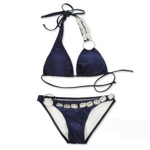 B021 VS Hot Brand Rhinestone Bikini Set For Women Diamond Sexy Swimsuit ...