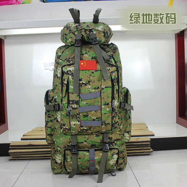 80L большой емкости легкий 1,3 кг водонепроницаемый 600D Камуфляжный Рюкзак Открытый походный рюкзак горная армейская сумка A5134