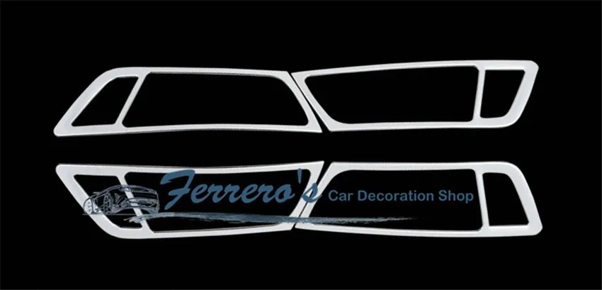 4 шт./лот, хромированные автомобильные наклейки из нержавеющей стали, для межкомнатных дверей, рукопожатие, декоративная крышка для 2012- AUDI Q5 8R