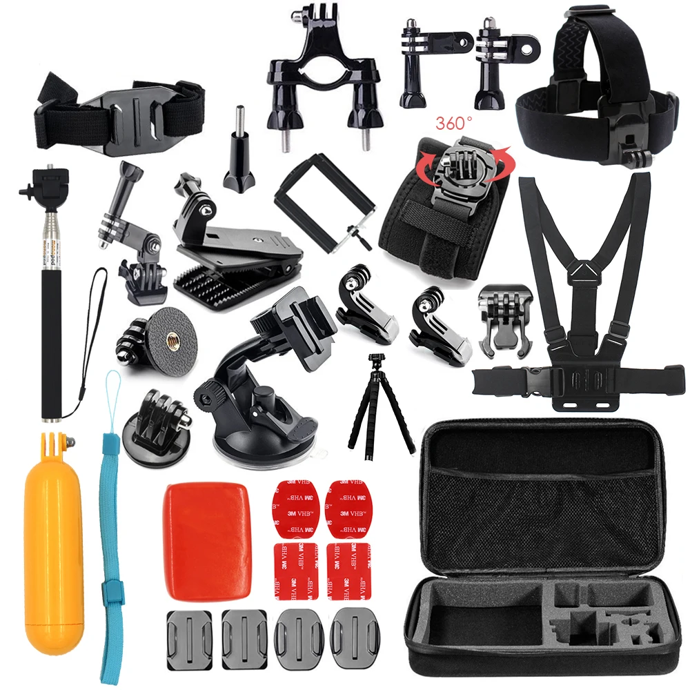 Tekcam for xiaomi yi Accessories set for yi 4k yi 4k plus Yi Lite for gopro