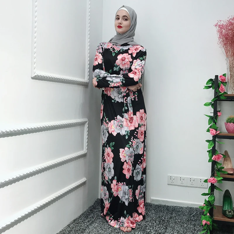 Vestidos Ramadan кафтан абайя, арабское мусульманское длинное платье для девочки Caftan Elbise Hijab Eid платья Qatar Robe Femme Musulmane Longue