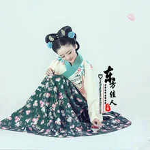 Que Ta Zhi Традиционный китайский костюм ханьфу Женская фотография Костюм Весенний выставочный костюм Hanfu для женщин