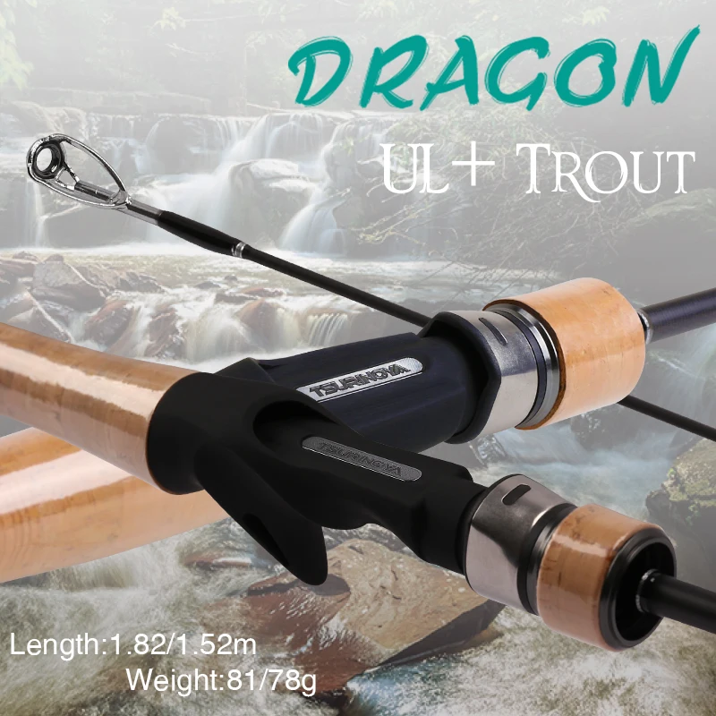 Удилище Tsurinoya Dragon Pole 1 52 m UL для спиннинга удилище забрасывания приманки ультра