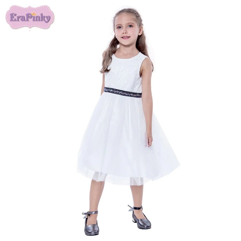 

Erapinky Girls Dress Kids Princess Dress White Lace Ball Gown Summer Dress For Girls Infant Dresses Girl Birthday Party Costume