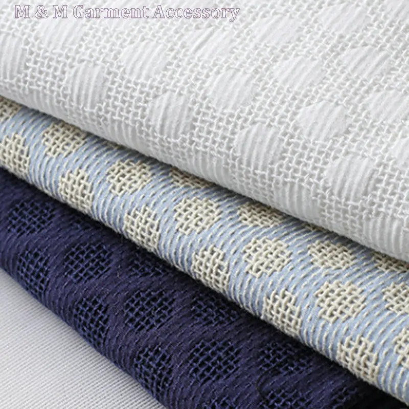 Jacquard mesh fabric abrasion resistant polyester+cotton fabric suit
