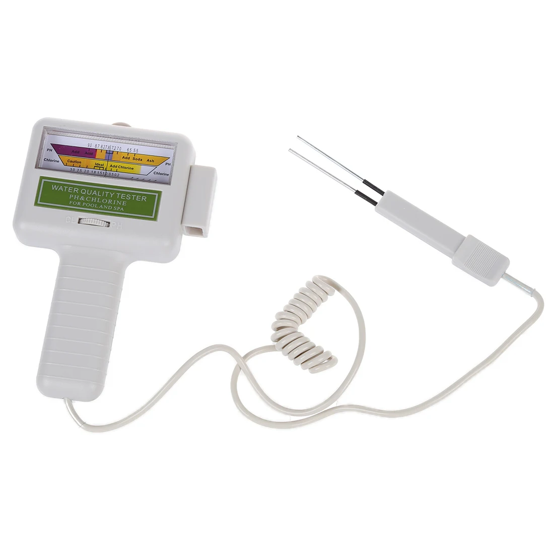 Best price Water Quality PH/CL2 Chlorine Tester Level Meter for Swimming Pool Spa White | Инструменты
