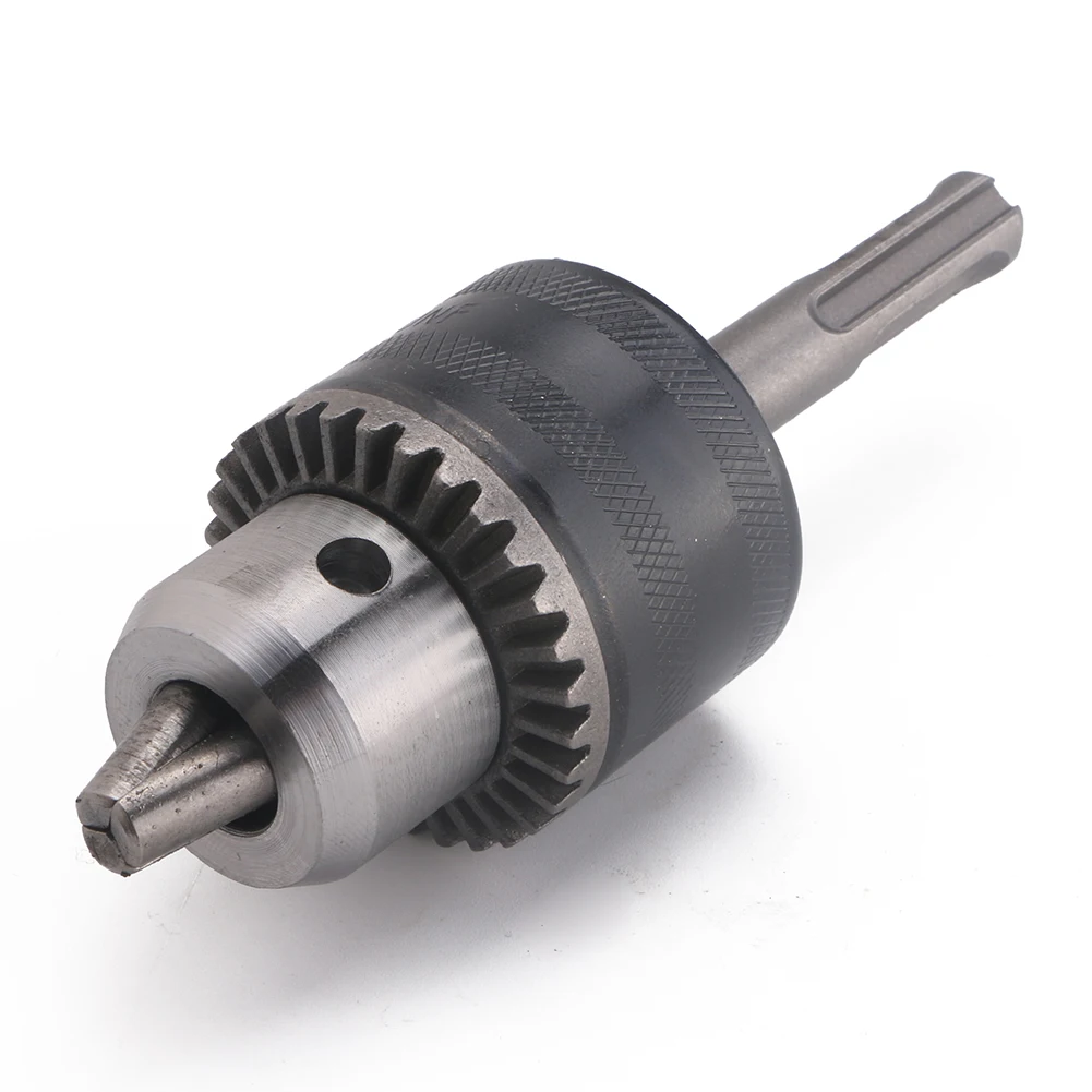 

Heavy Duty 1.5-13mm Keyed Drill Chuck 1/2"-20 UNF Thread + SDS Plus Adapter Set
