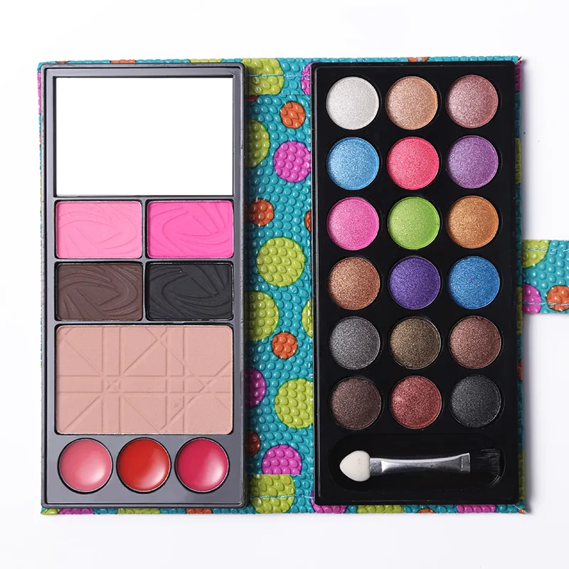 

Professional Makeup Set Multi-function 21 Color Eyeshadow Palette + 3 Color Blusher + 4 Color Lipgloss + 2 Color Eyebrow Cake