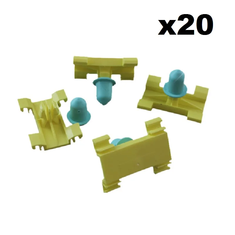 

FOR BMW 3 SERIES E38 E39 DOOR MOULDING TRIM PLASTIC STRIP CLIPS NEW REPAIR SET X20 Plastic Clips