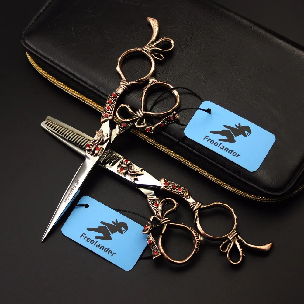 6" Shear Professional Barber Hair Cutting Scissors For Salon 440c