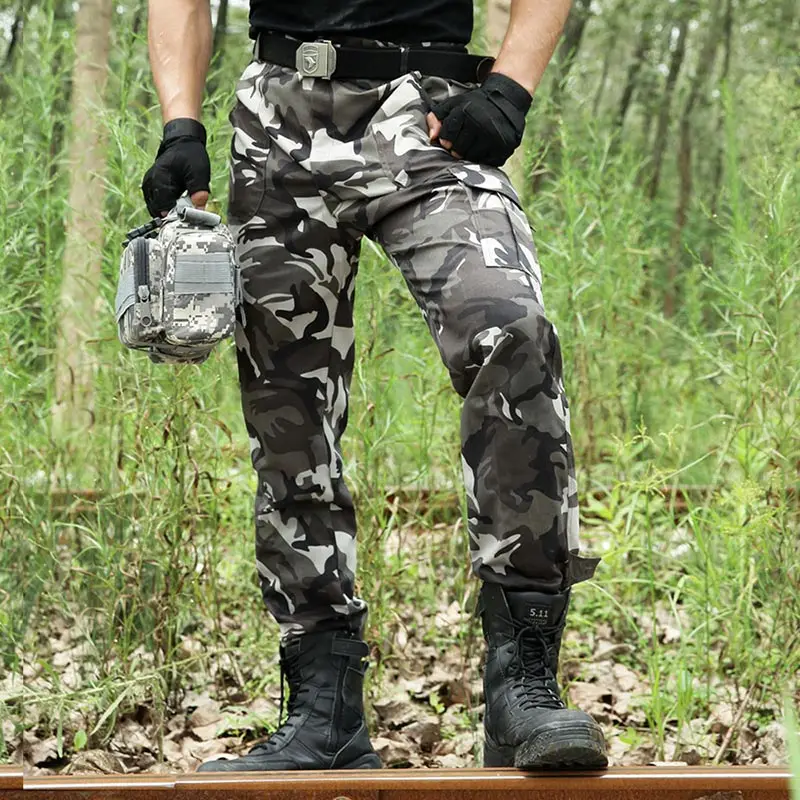 Уличные мужские походные брюки Ghillie камуфляжные тактические армейские охотничьи
