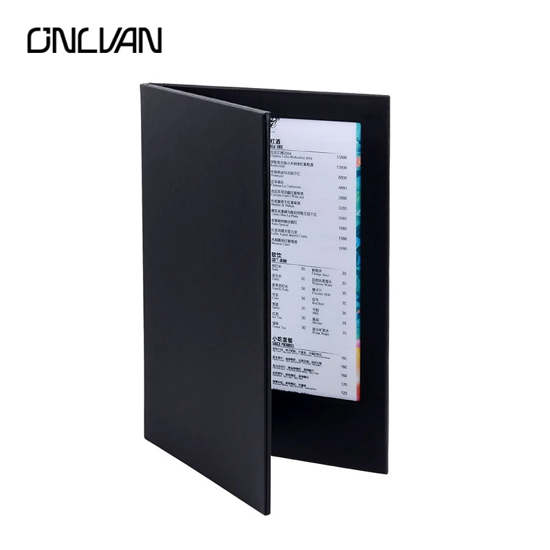 Menu Holder RESTAURANT PUB Sign Bar Catering luxury A4 Display meal list COVER