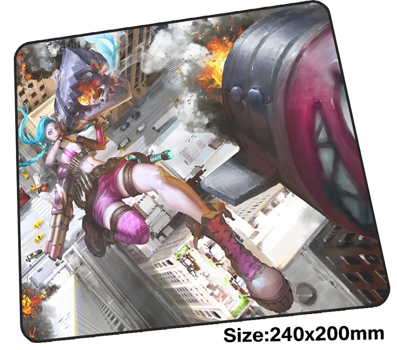 Коврик для мыши jinx геймер 240x200 мм коврик notbook игровой с закрытыми краями большой