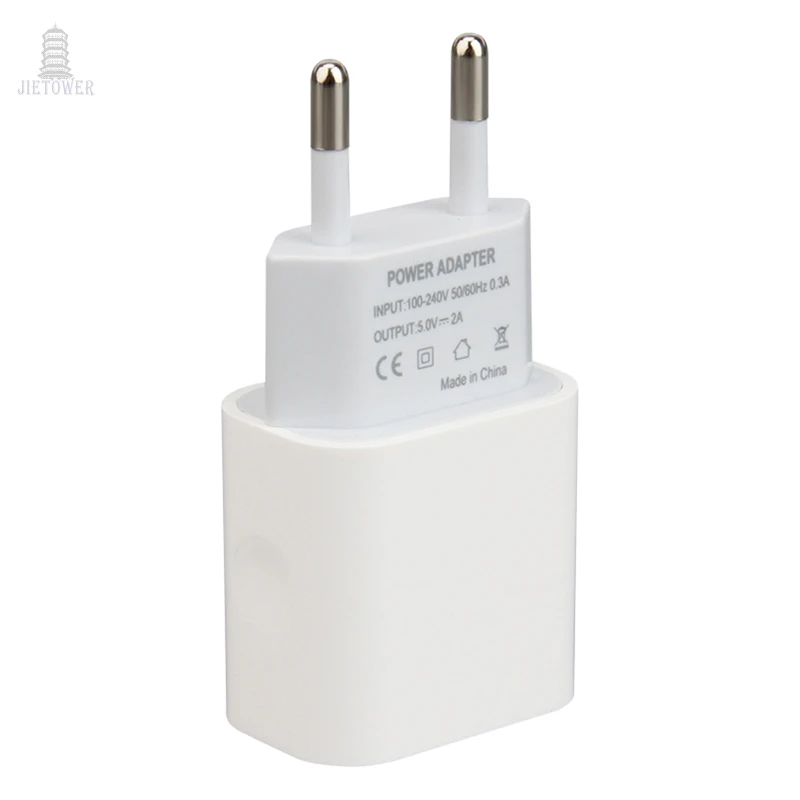 50 шт./лот 2 USB 2usb зарядного устройства мобильный телефон EU зарядное устройство