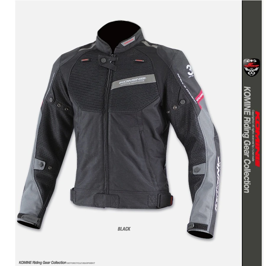 1 шт., мужские мотоциклетные куртки с шейным замком для мотогонок, повседневное пальто, гоночная мотоциклетная куртка с накладками 5 шт