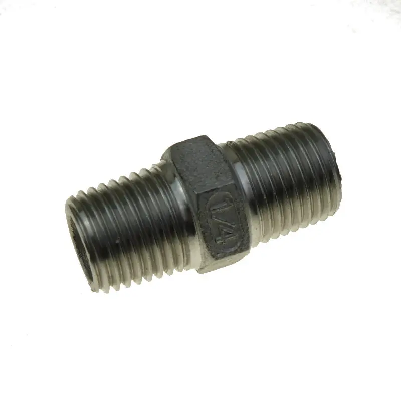 Нержавеющая сталь 304 1/8 &quot1/4&quot 3/8 &quot1/2&quot Мужской BSPT фитинг для труб Шестигранная
