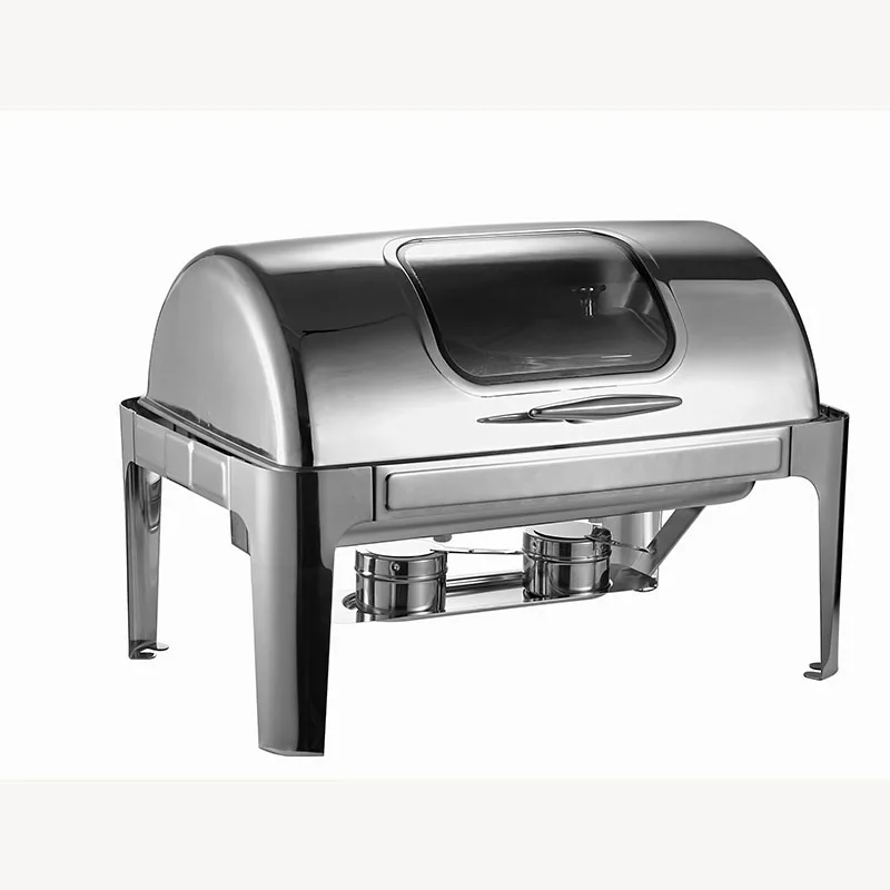 Cubertería, Vajilla y Cristalería Vajilla platos del lavabo del buffet de la comida del acero inoxidable para el restaurante de la cocina Bandeja de ollas del de la comida