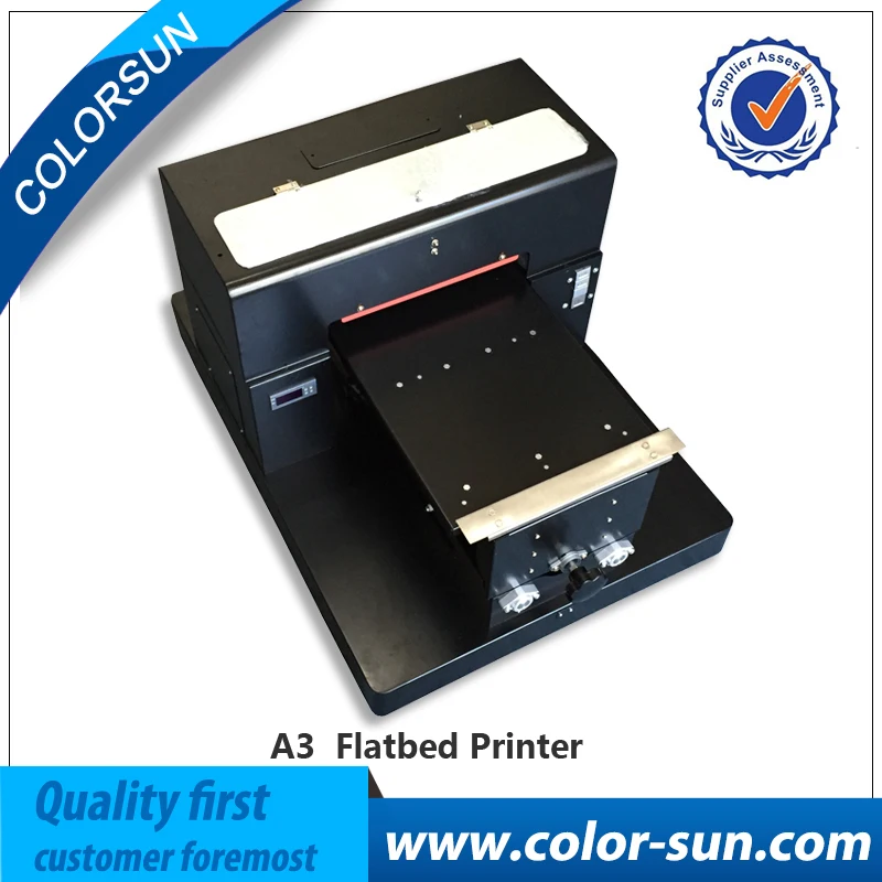 

Do not pretreatment liquid directly to print any color garment ( cotton ) Flatbed Printer A3 size t shirt priniter