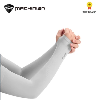 

1pair Summer Thin Long Sleeve Ice Silk Gloves Women Ice Cuff Sun Arm Protection Female Hand Sleeve Arm Male UV Block
