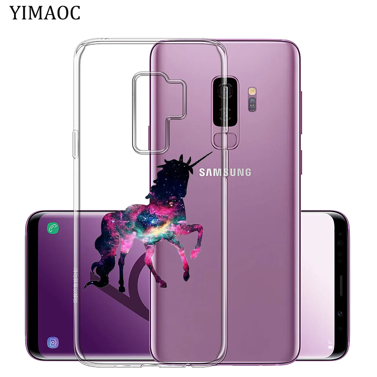 YIMAOC милый Единорог в форме лошадок животных мягкий силиконовый чехол для