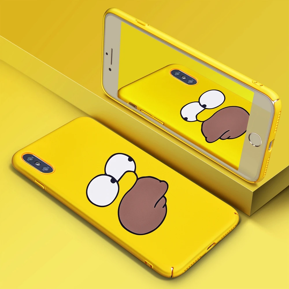 Luxury Case for iPhone XS Max Fitted Case Funny Fashion Cute Patterned Phone Cover for iPhone XS XR X 7 6 6s 8 plus Cartoon Case (12)